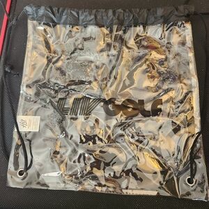 LIV GOLF Clear Drawstring Bag